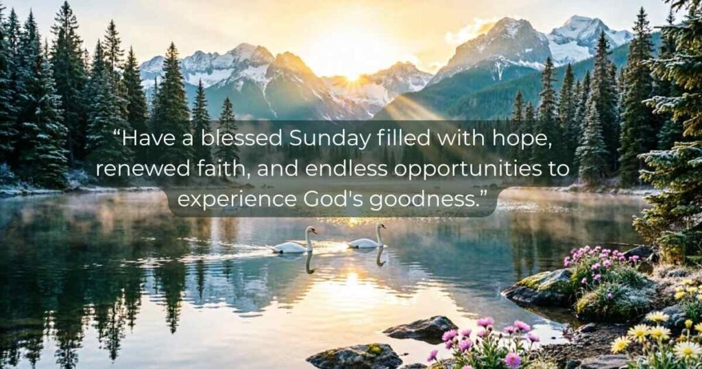 40 Short Sunday Morning Blessings & Quotes