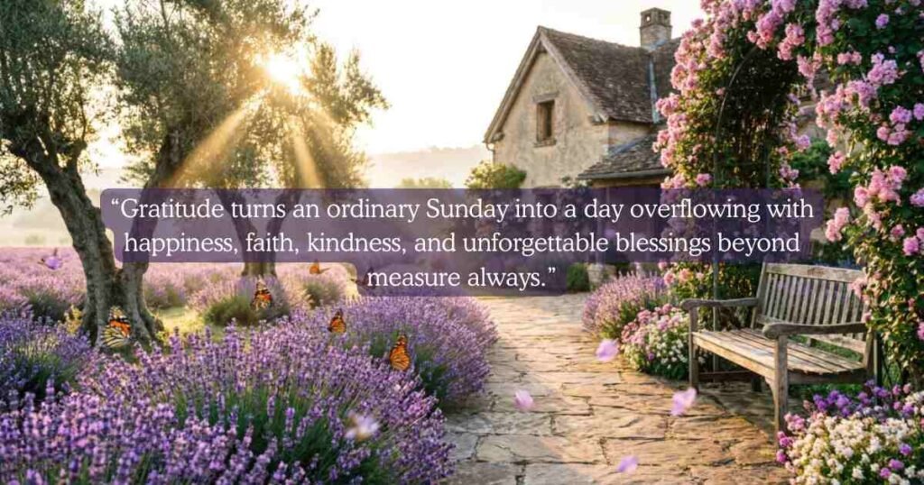 40 Thankful Sunday Blessings Quotes