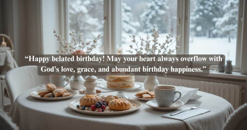 Beautiful Belated Birthday Blessings Images with Meaningful Messages