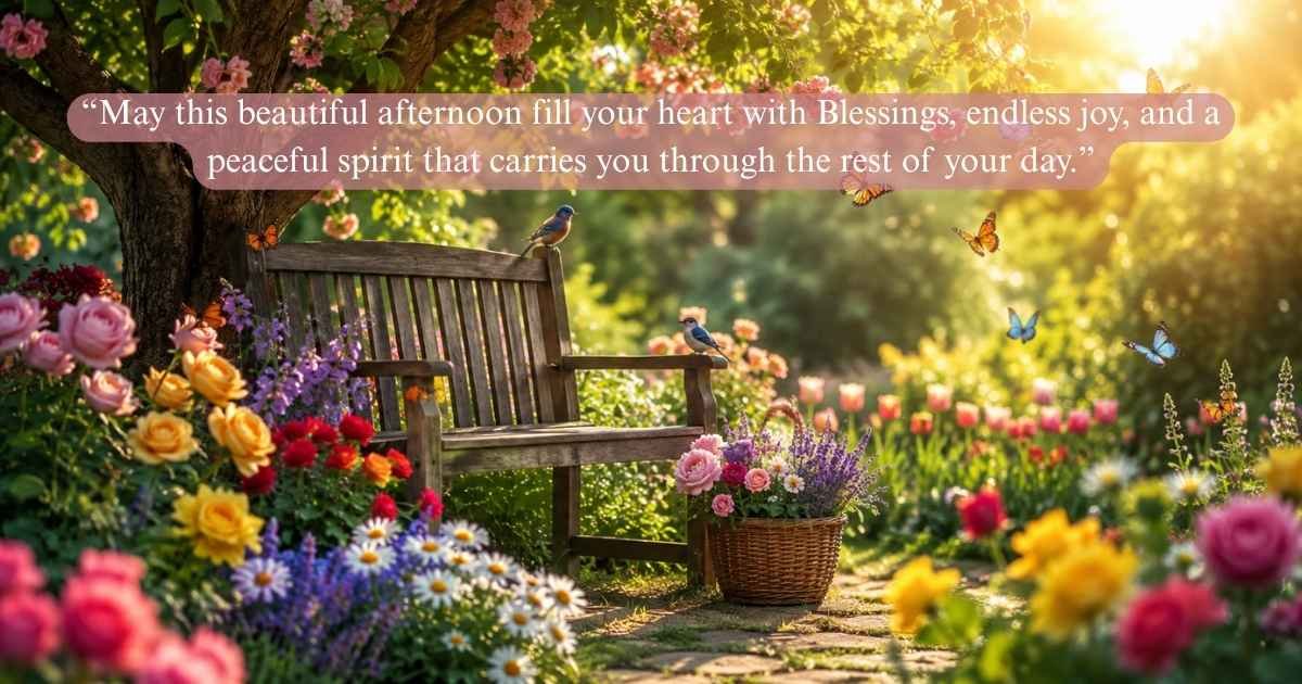 Beautiful Good Afternoon Blessings