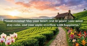 Beautiful Good Evening Blessings