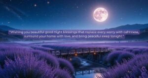 Beautiful Good Night Blessings