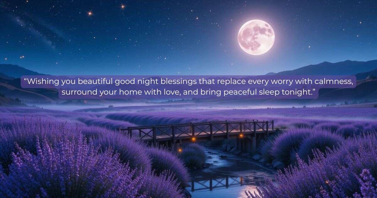 Beautiful Good Night Blessings
