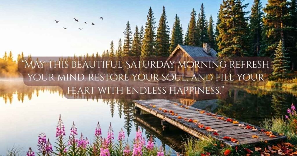 Good Morning Happy Saturday Images and Blessings