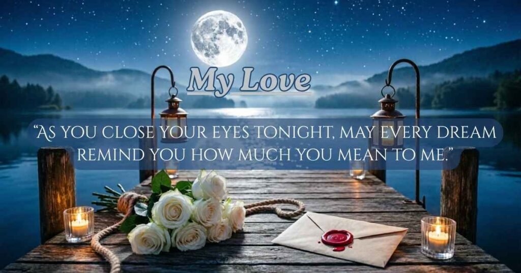 Good Night Blessings for Him — My Love