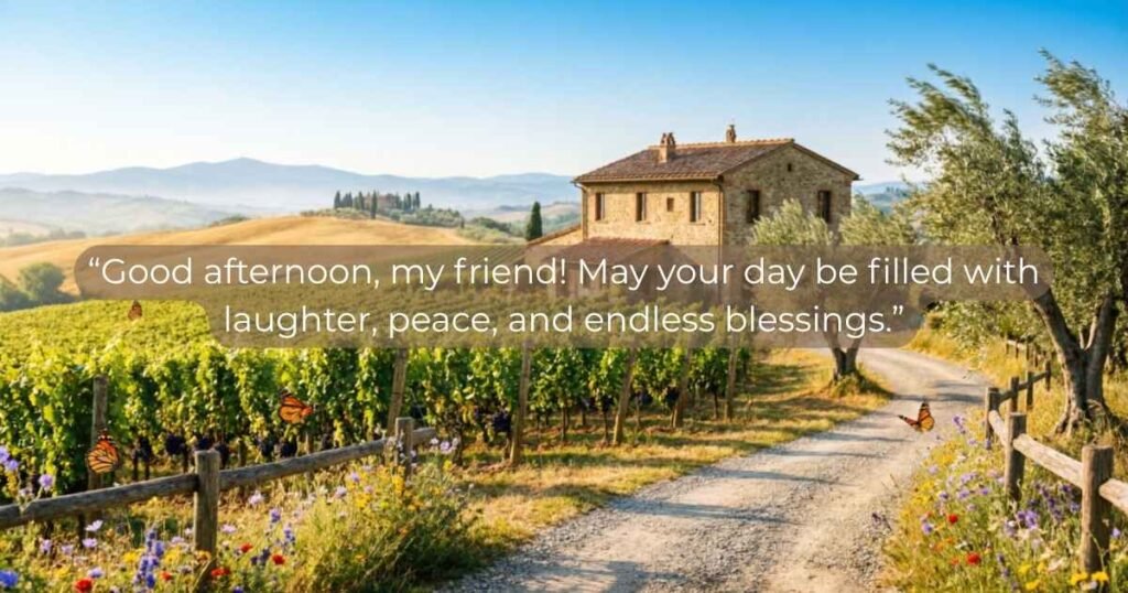 Greetings Afternoon Blessings & Quotes for Friends