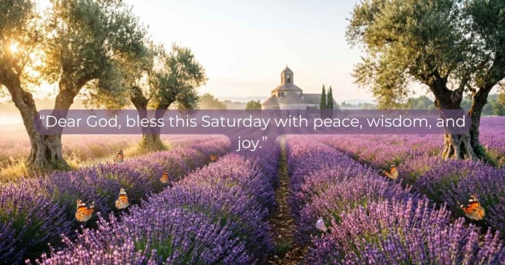 Saturday Prayers and Blessings for Peace and Guidance