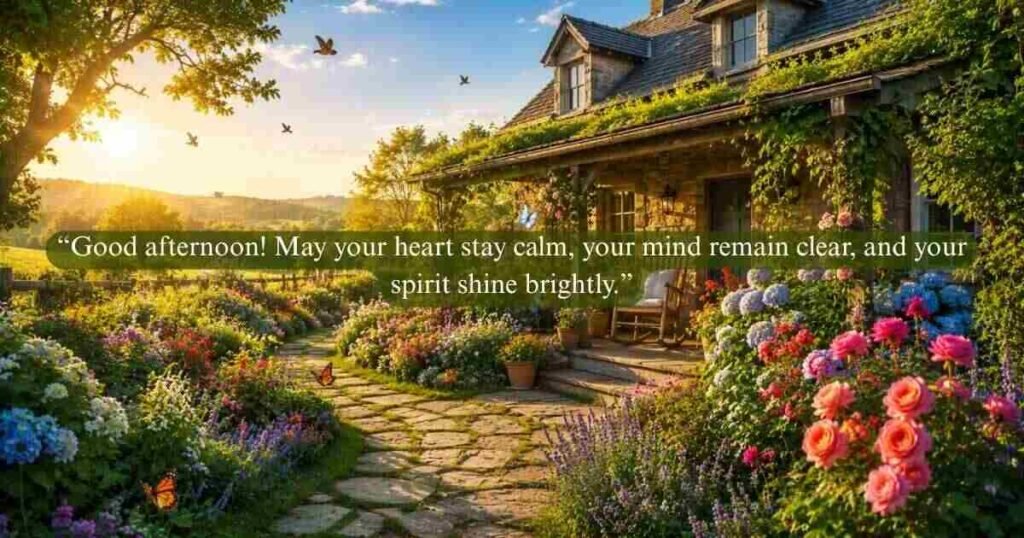 Warm Afternoon Blessings and Messages