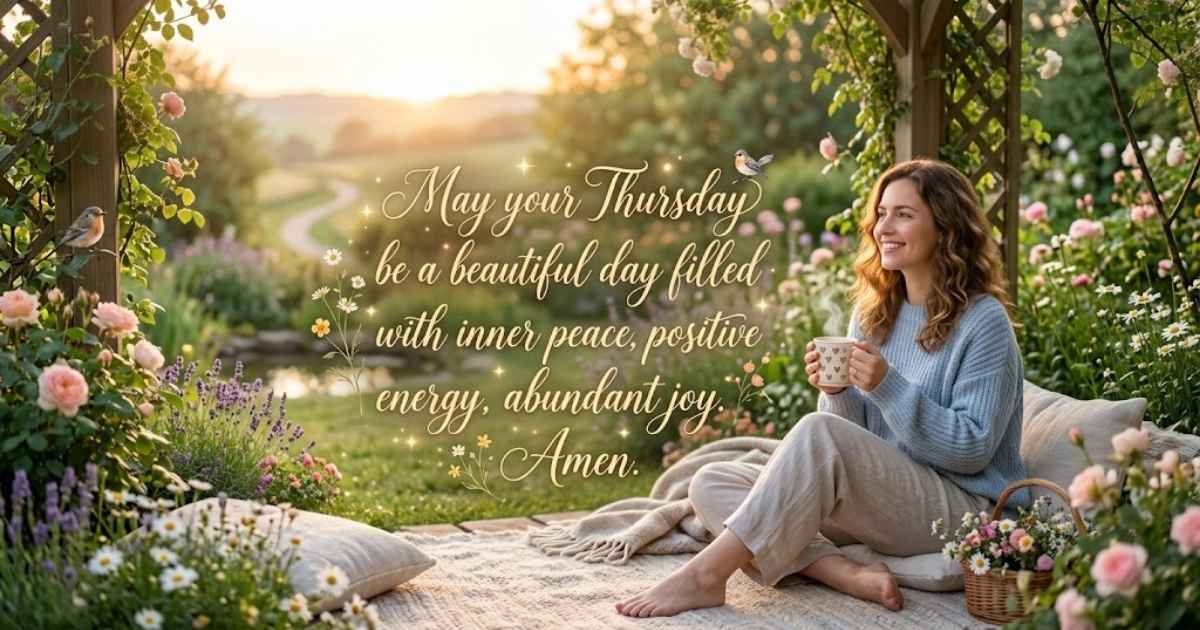 Free Thursday Blessings Images for Peace and Positivity