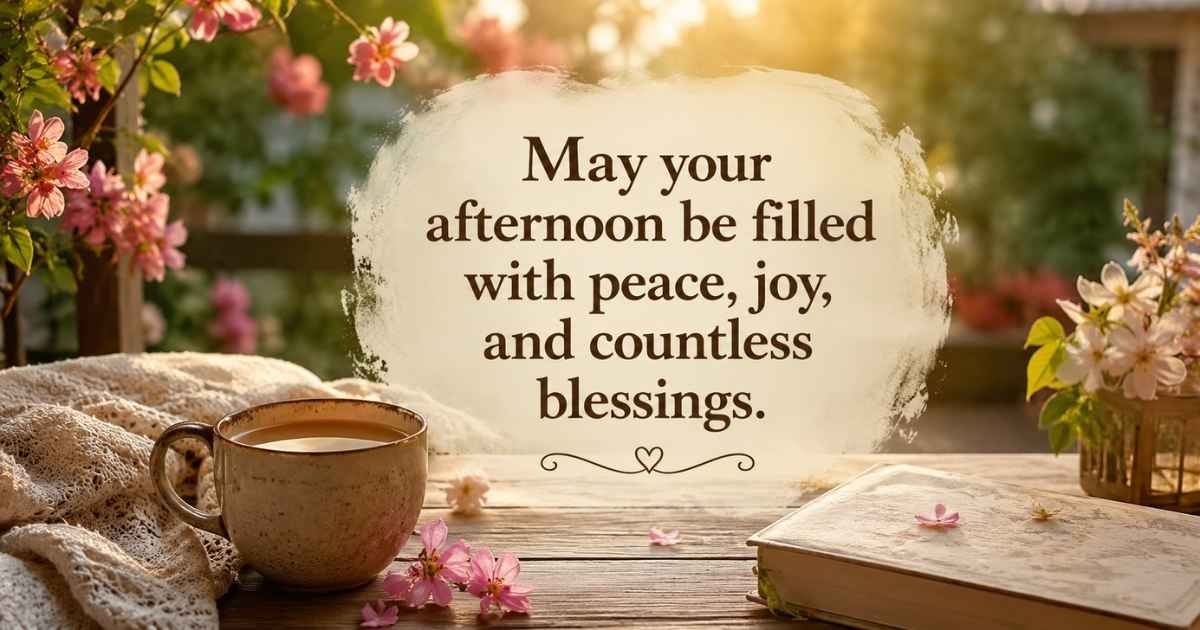 Good Afternoon Blessings