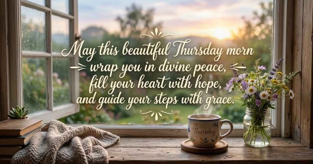 Good Morning, Happy Thursday Blessings for the Family