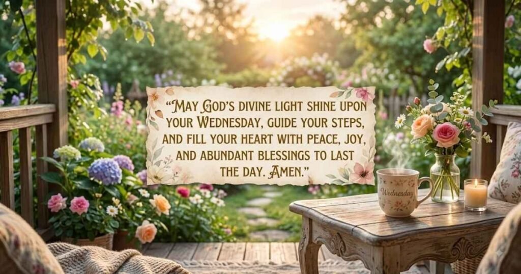 Good Morning Wednesday Blessings Prayers