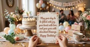 Happy Birthday Blessings