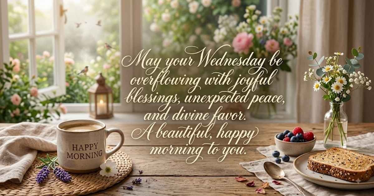 Happy Good Morning Wednesday Blessings