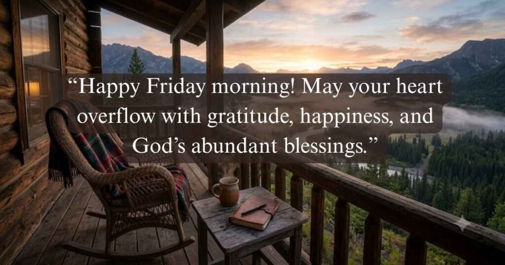 Happy Thankful Good Morning Friday Blessings