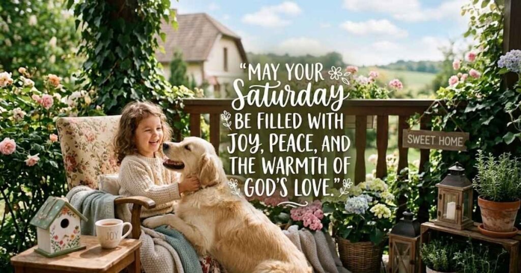 Heartfelt Saturday Afternoon Blessings to Bring Peace
