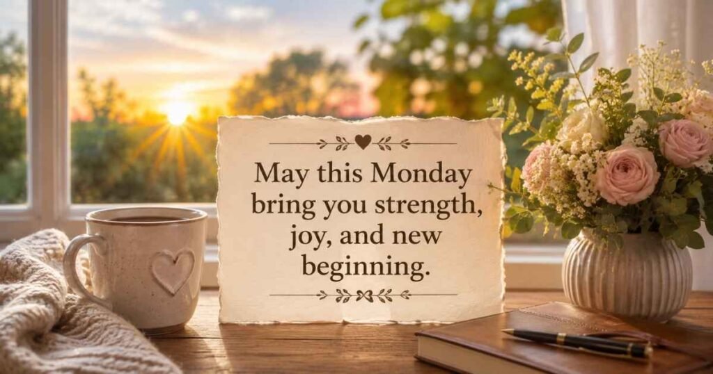 Heartfelt Wishes For Good Morning Monday New Week