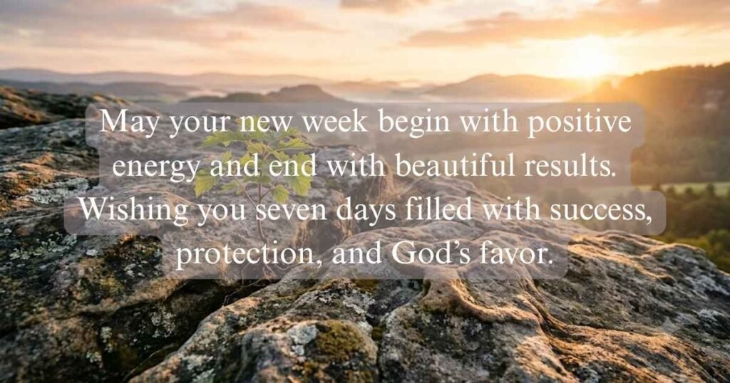 New Week Blessings Message
