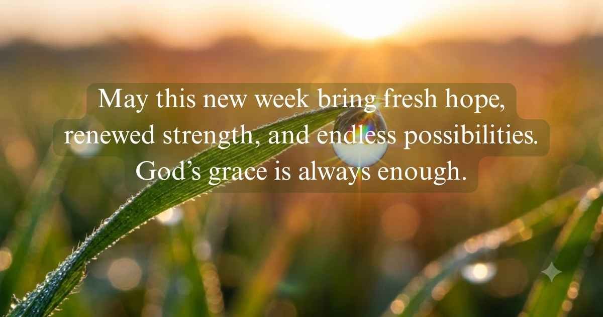 New Week Blessings
