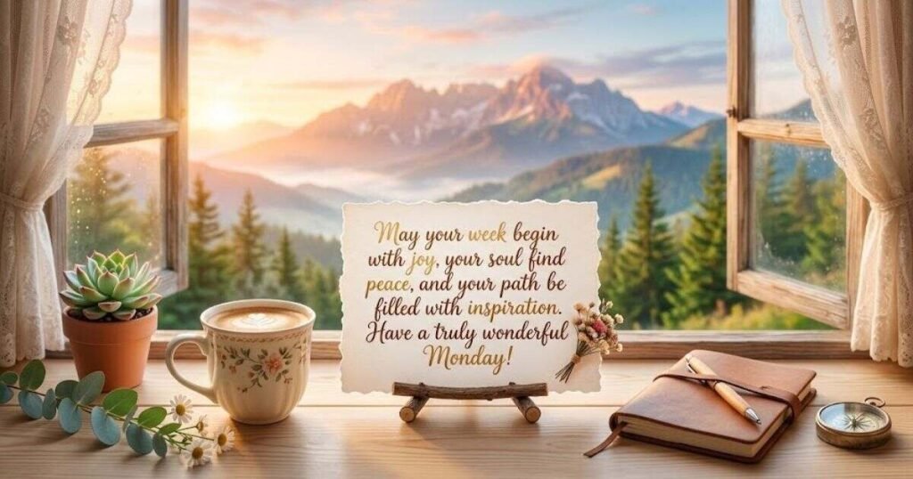 Positive Inspirational Monday Blessings