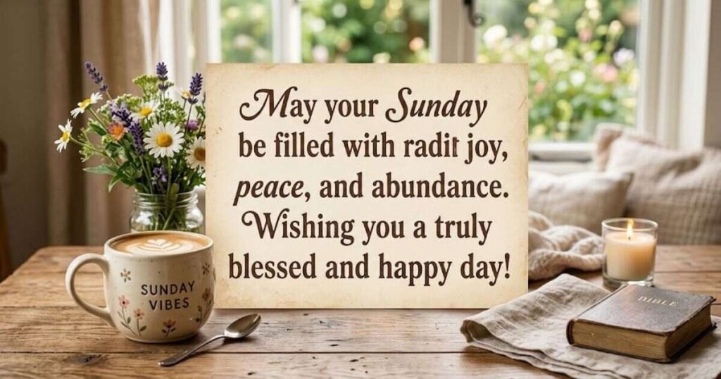 Sunday Evening Blessings