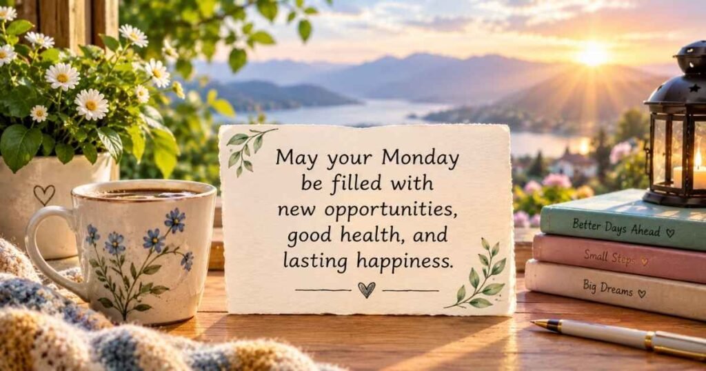 Sweet Monday Morning Wishes for Family and Friends