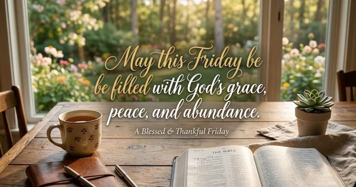 Thankful Good Morning Friday Blessings