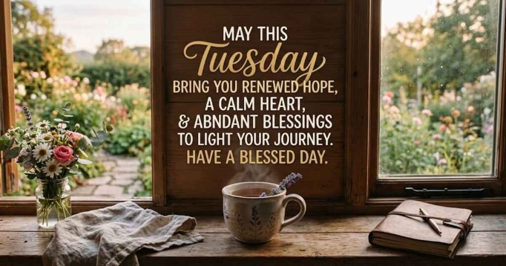 Uplifting Good Tuesday Morning Blessings for a Happy Day