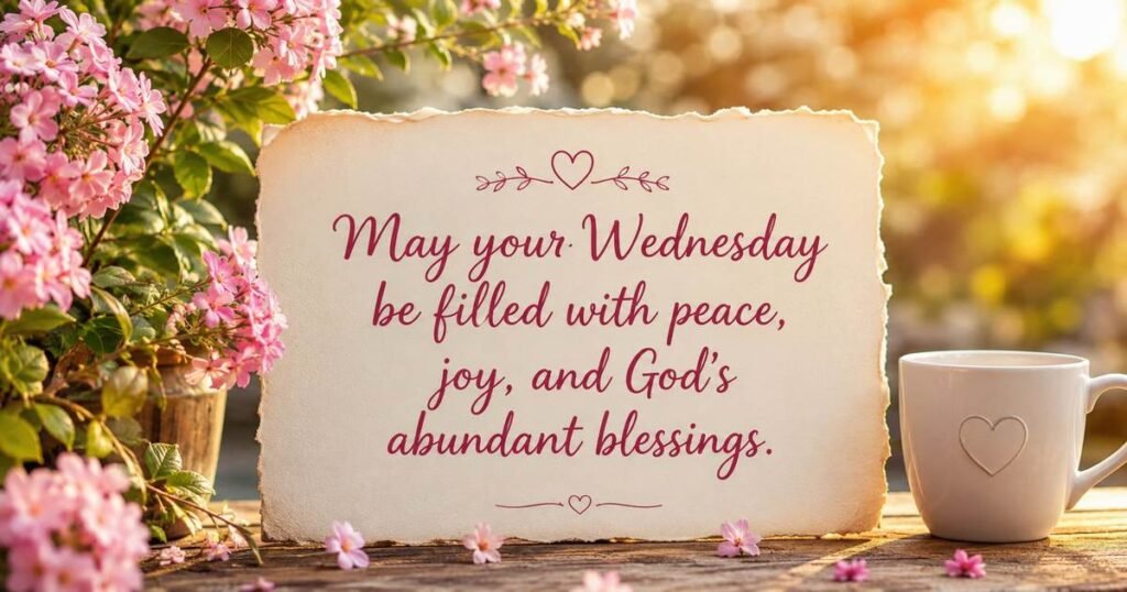 Good Morning Wednesday Blessings