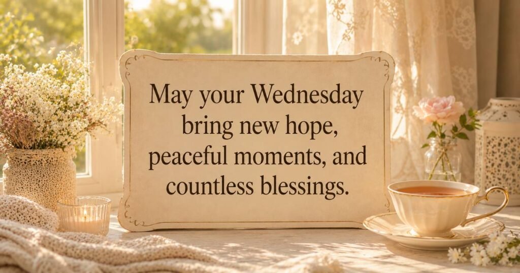 Cute Wednesday Morning Greetings And Blessings For Friends And Family