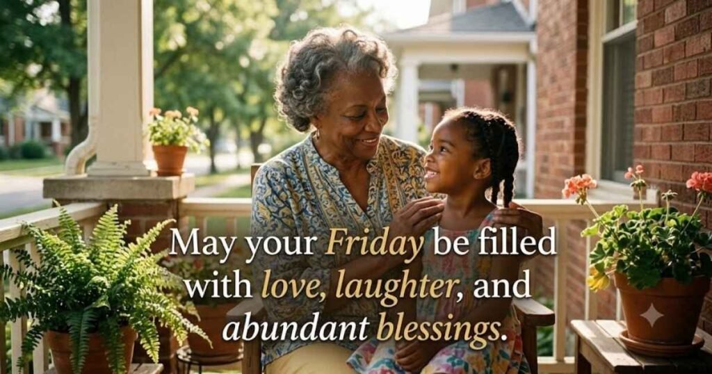 African American Friday Blessings GIFs for Friends