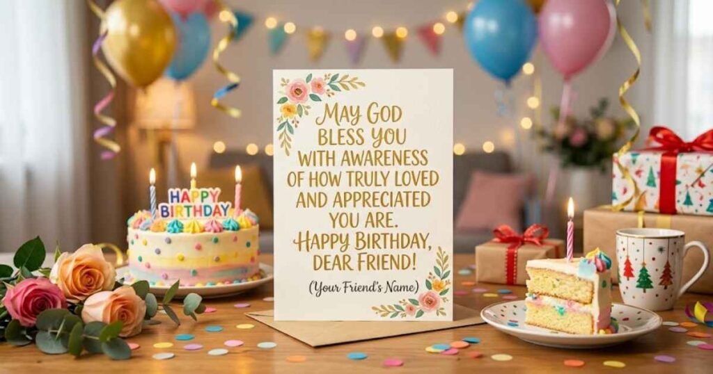 Christian Birthday Blessings and Wishes for a Friend