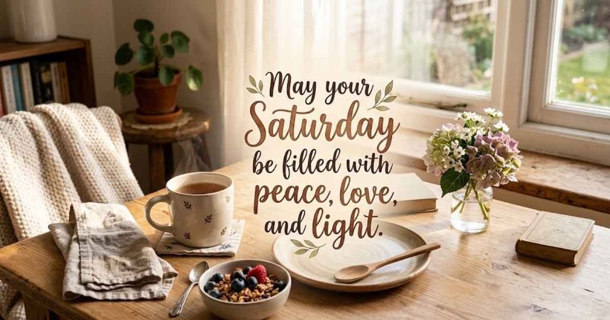 Good Morning Saturday Blessings Images