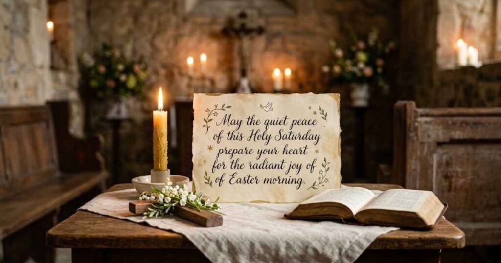 Holy Saturday Blessings for Strength During Difficult Times