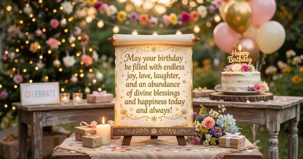 Short Happy Birthday Blessings Wishes