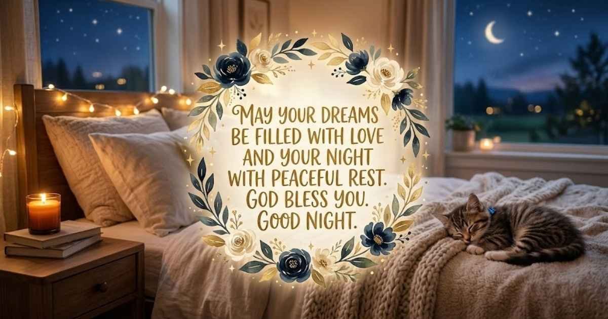 Spiritual Beautiful Good Night Blessings