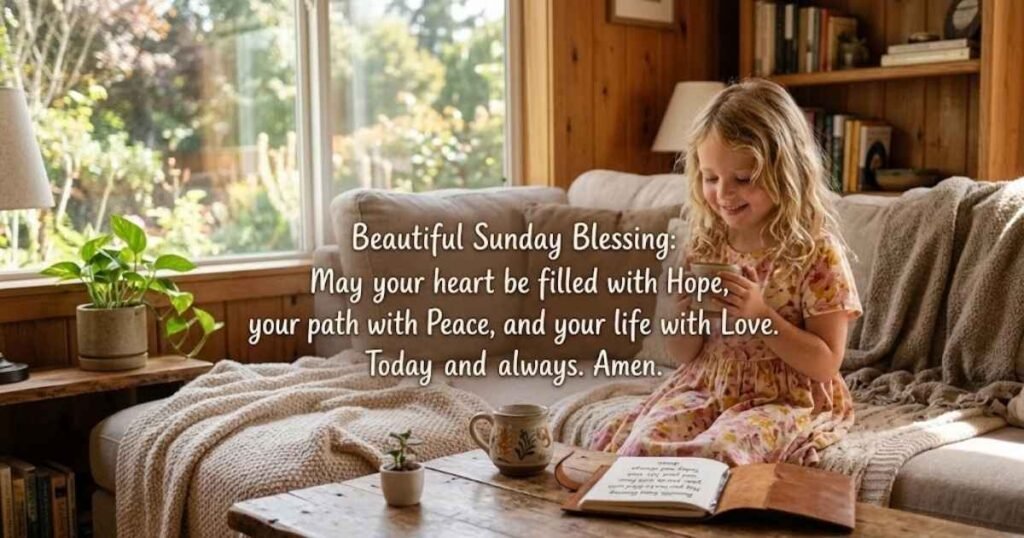 Sunday Blessings Images With Prayers for Joy and Happiness