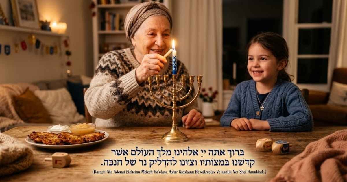First Night of Hanukkah Blessings
