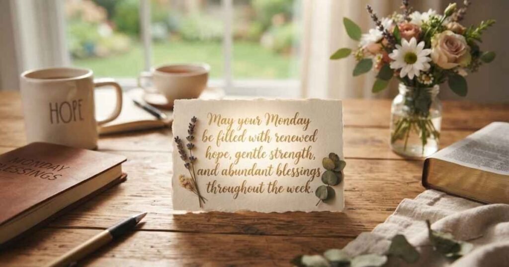 How to Share Monday Blessings and Prayers with Loved Ones