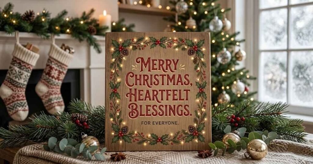 Merry Christmas Blessings Images for Sharing on Social Media