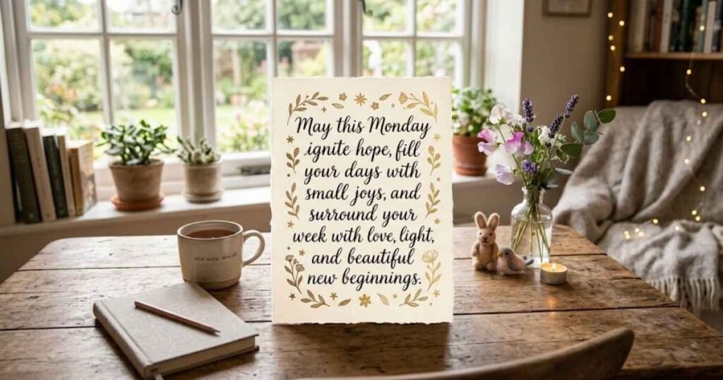 Monday Morning Prayers for a Blessed Week