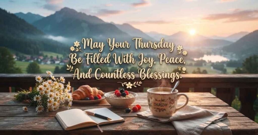 Thursday Morning Prayer Blessings